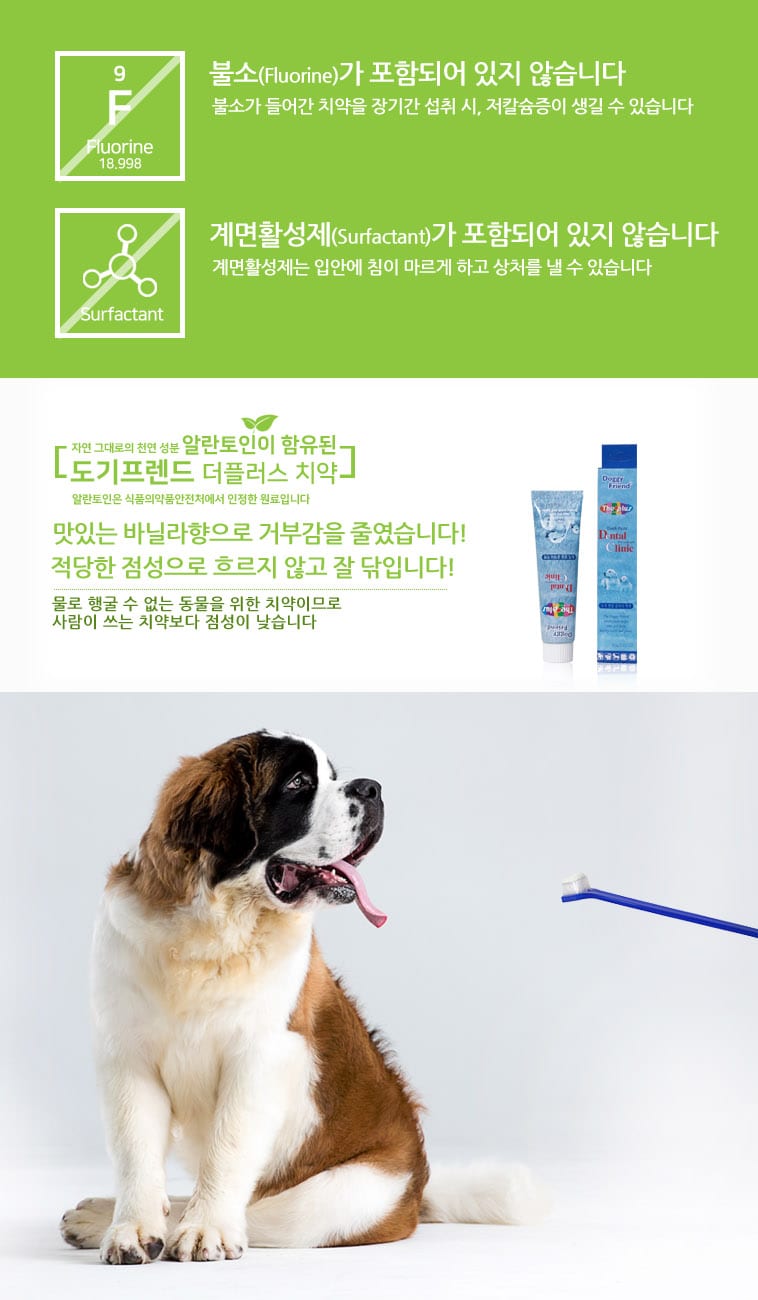 도기프랜드 덴탈크리닉 치약 80g 상세 이미지 6