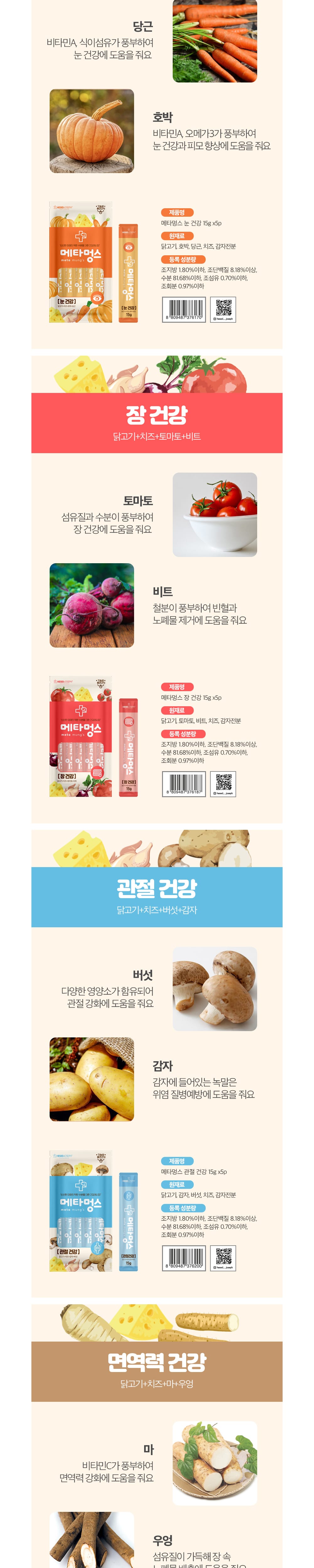 [메타멍스] (15gX5P)-관절건강 상세 이미지 3
