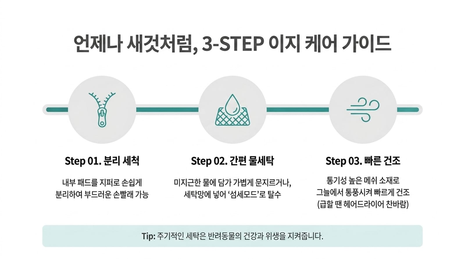 집사도 댕편한 매쉬 안심 슬링백 상세 이미지 7