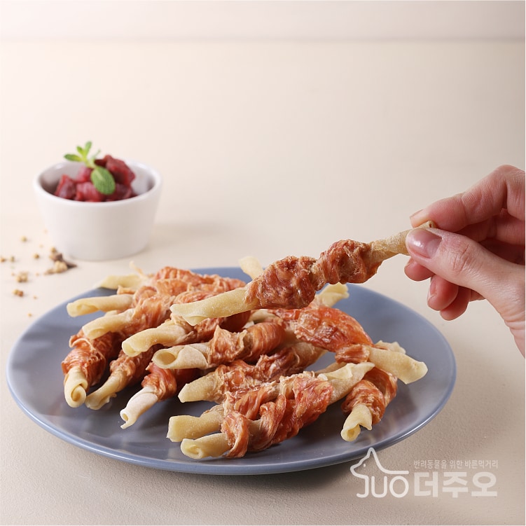 [더주오] 치킨한우껌롤 40g 썸네일 3