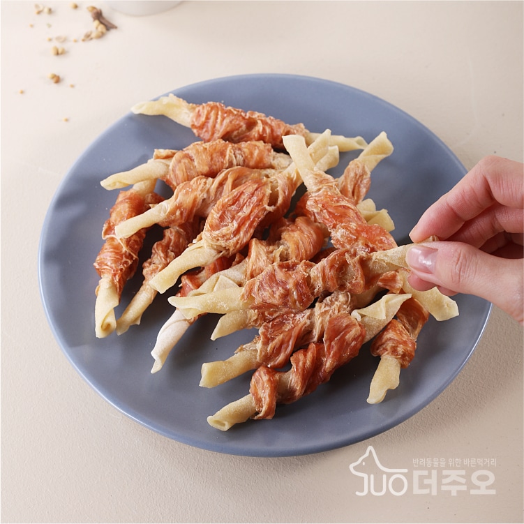 [더주오] 치킨한우껌롤 40g 썸네일 4