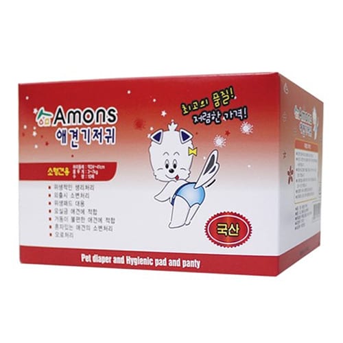 아몬스 애견기저귀 소형견용10매(국내산)