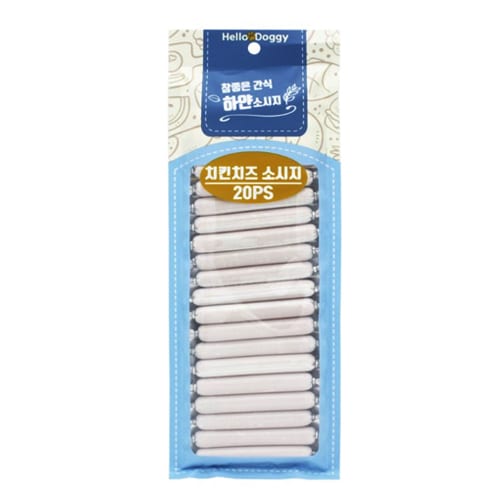 참좋은간식 하얀 소시지 20P(치킨치즈)