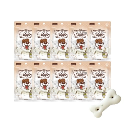 멍스켓 강아지 비스켓(두부&후코이단)40gX10개(1타)
