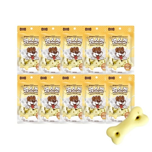 멍스켓 강아지 비스켓(황태&오트밀)40gX10개(1타)