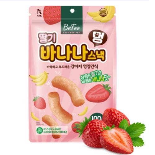 베푸 멍 딸기 바나나 스낵35g