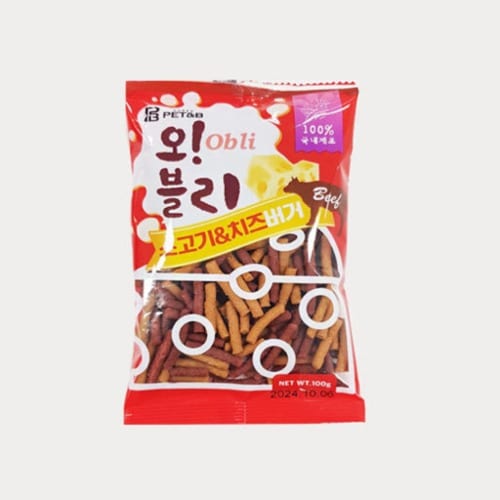 오블리 소고기&치즈버거100gX80개(1박스)