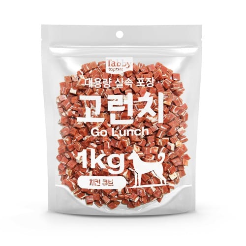 고런치 대용량 실속포장(치킨큐브/1kg)