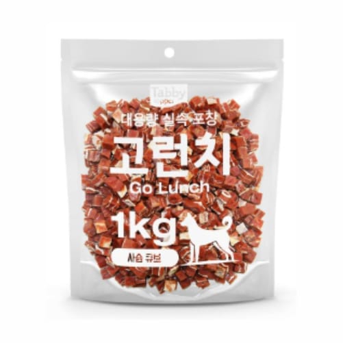 고런치 대용량 실속포장(사슴큐브/1kg)