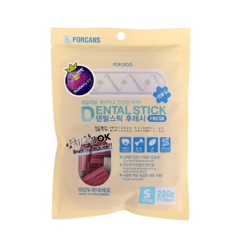포켄스 덴탈스틱 후레시 블루베리(작은별)220g