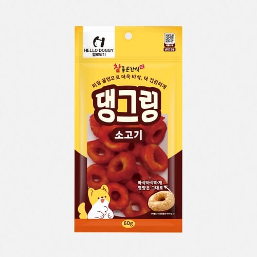 헬로도기 댕그링 강아지도넛(소고기)60g