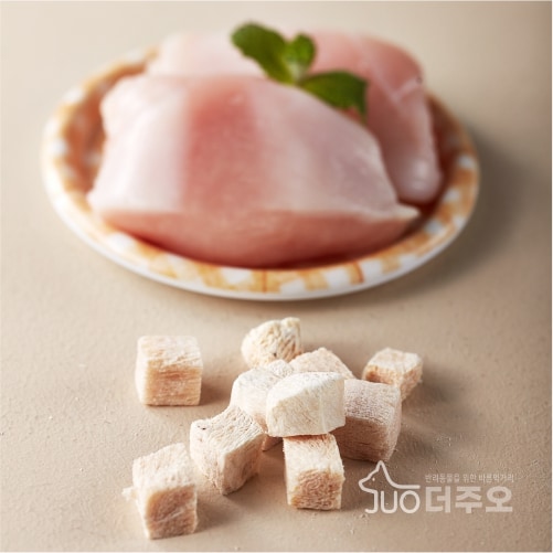 [더주오] 동결건조 닭가슴살 트릿 120g 국내제조 강아지 고양이 국내산 닭가슴살 순살 사각통 fd21 썸네일 5