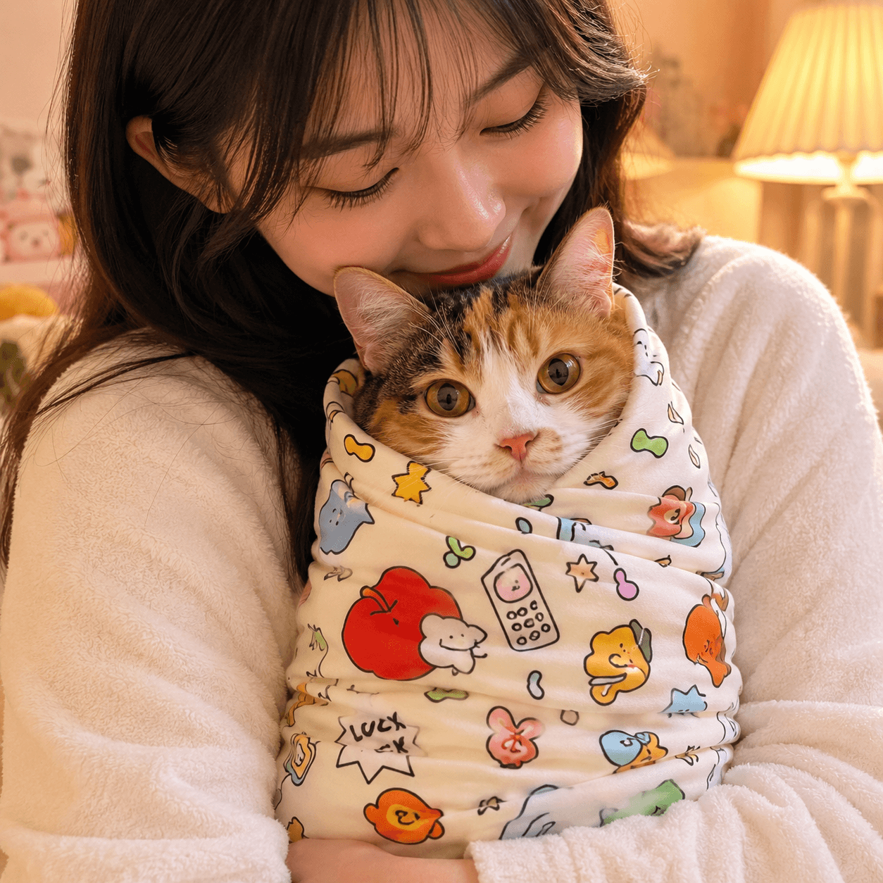 고양이 마법 포대기 할큄 방지, 약먹이기 (그루밍랩) 강아지 공용