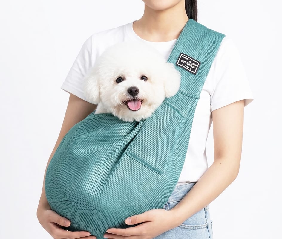집사도 댕편한 매쉬 안심 슬링백